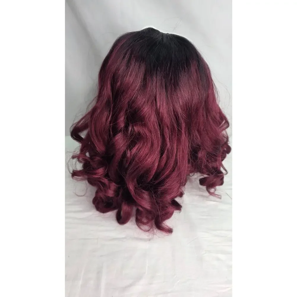 Curly V Part Wig 18